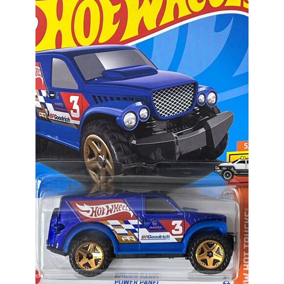 Hot Wheels 2024 Power Panel HW Hot Trucks Blue 1:64 Diecast Car NOC - Picture 3 of 9
